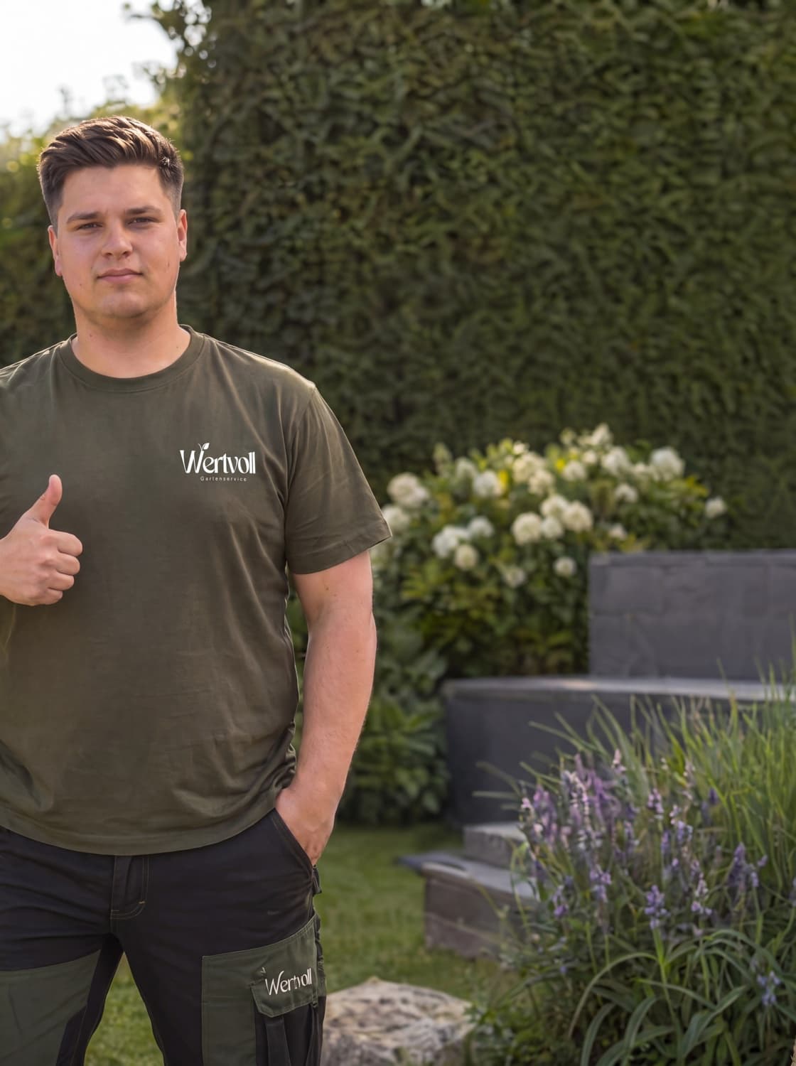 Lukas Knaub von Wertvoll Gartenservice