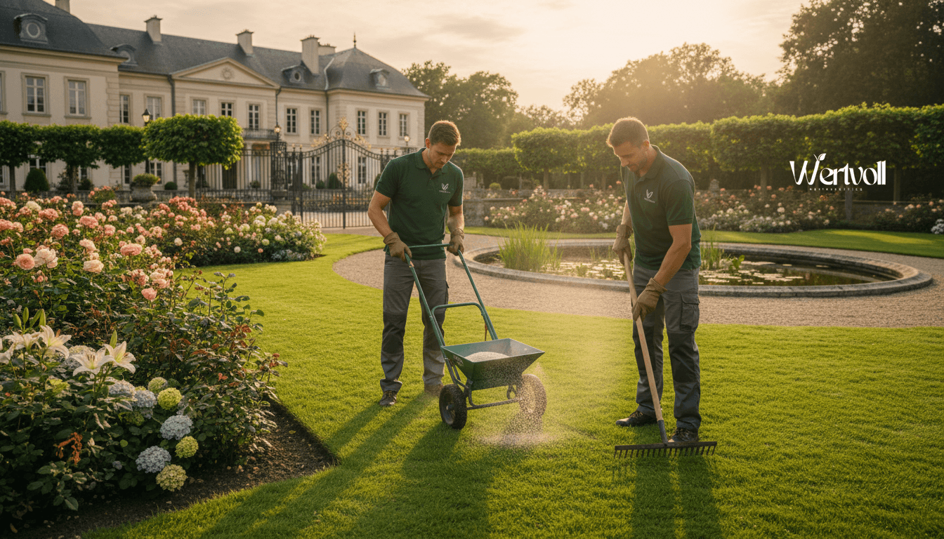 Rasen düngen in Bielefeld - Professioneller Gartenservice